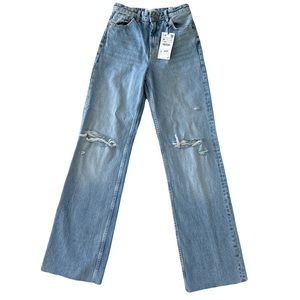 Zara , wide leg jeans